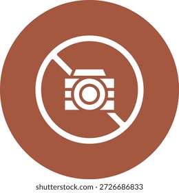 Ilustración de diseño de íconos de Vector de cámara