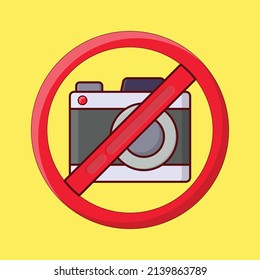 sin cámara Ilustración vectorial en un fondo transparente.Símbolos de calidad premium. icono plano de línea vectorial para el concepto y el diseño gráfico.