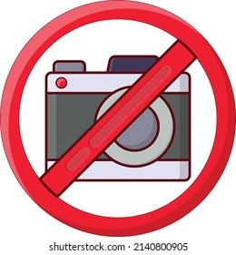 sin cámara Ilustración vectorial en un fondo transparente.Símbolos de calidad premium. icono plano de línea vectorial para el concepto y el diseño gráfico.