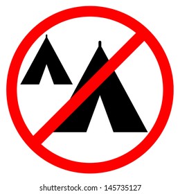 No camping