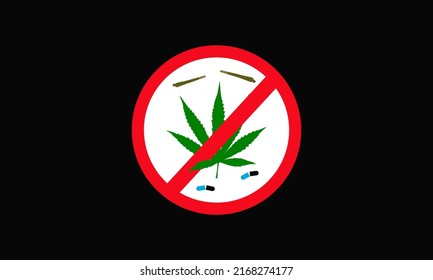 No Canabis, No Marijuana,say No To Drugs