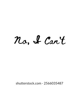 No I can't vector design isolated in white background