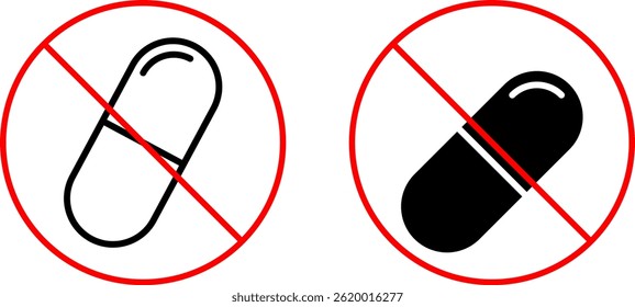 no capsule icon set. Medical Pills.  Healthcare Concept. pharmacy plasticine elements
