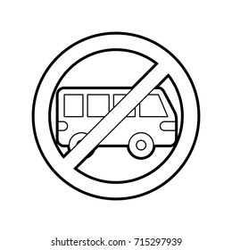 no car or no parking sign prohibit traffic transport