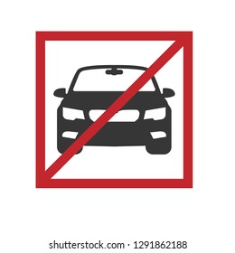 no car sign