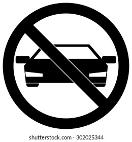 No Car Sign