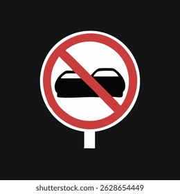 No Car Sign, No Car Sign Icon