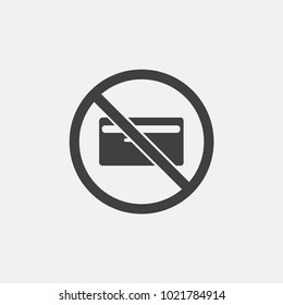 no card icon vector. no credit icon vector
