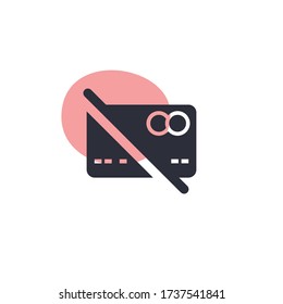 No Card - Modern Icon (Pictogram)