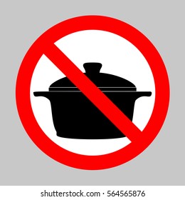 No Cardiogram on heart shape. Forbidden sign isolated on gray background.