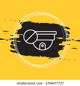 Keine CCTV Icon Vektorillustration Illustration Eps10
