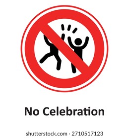Ningún icono del Vector de la celebración que pueda modificar o editar fácilmente


