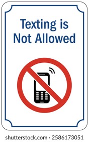 no cell phone allowed sign