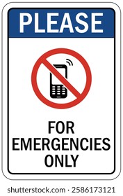no cell phone allowed sign