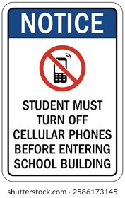 no cell phone allowed sign