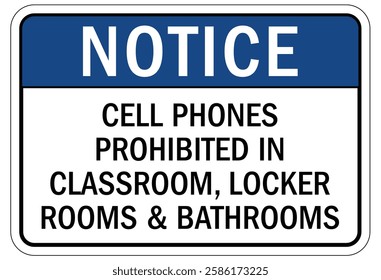 no cell phone allowed sign