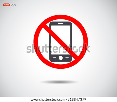 mobile phone prohibited
