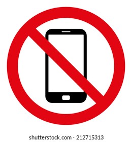 No Cell Phone Sign
