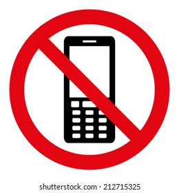 No Cell Phone Sign