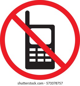 No Cell Phones Zone Sign Keep Stock Vector (Royalty Free) 769507765