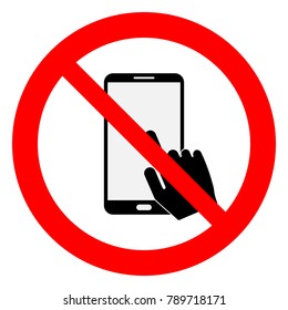 No Cell Phone No Smartphones Allowed Stock Vector (Royalty Free ...