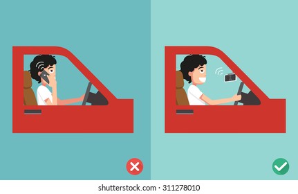 no cell phones - while driving,illustration,vector