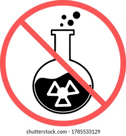 No Chemical Sign No Danger Poison Stock Vector (Royalty Free ...