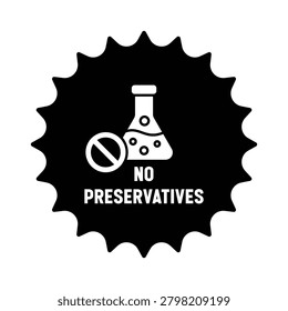 No chemical vector icon design