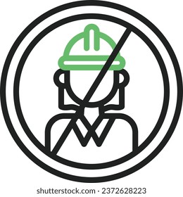 No hay imagen vectorial de icono de trabajo infantil. Adecuado para aplicaciones web móviles y medios de impresión.