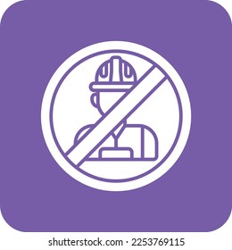No Child Labor vector icon. Can be used for printing, mobile and web applications.