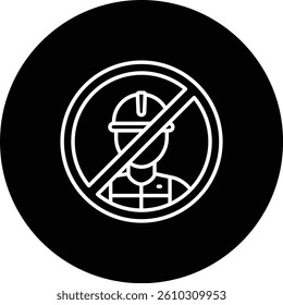 No Child Labor vector icon. Can be used for printing, mobile and web applications.