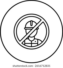 No Child Labor vector icon. Can be used for printing, mobile and web applications.