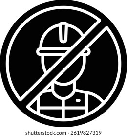 No Child Labor vector icon. Can be used for printing, mobile and web applications.