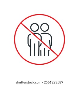 No children icon. illustration vector