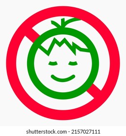 No hay niños. Está prohibido el uso de niños. Icono de prohibición infantil. No dar a los niños. Icono del vector.