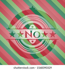 No christmas badge background. Vector Illustration. Detailed.
