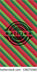 No christmas emblem background. Vector Illustration. Detailed.