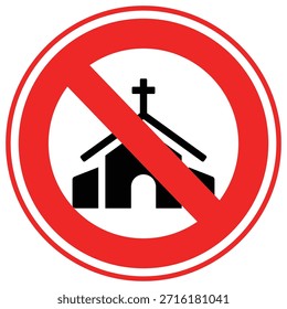 No hay icono de Vector de la Iglesia que se puede modificar o editar fácilmente

