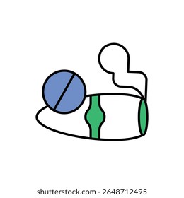 No Cigars Icon vector stock illustration
