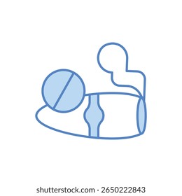 Sem ilustração de estoque de vetor de ícone de charutos