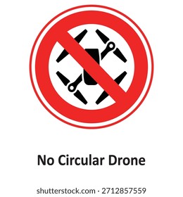 No hay icono de Vector de dron circular que puede modificarse o editarse fácilmente


