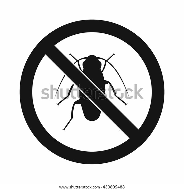 No Cockroach Sign Stock Vector (Royalty Free) 430805488 | Shutterstock