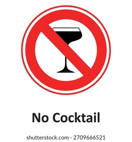  Icono de Vector de cóctel que puede modificarse o editarse fácilmente

