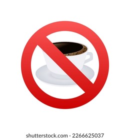 No coffee sign. No caffeine before bedtime. No takeaway icon.