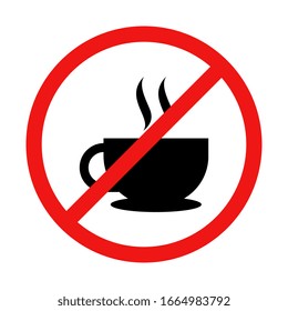 No Coffee Or Tea Sign