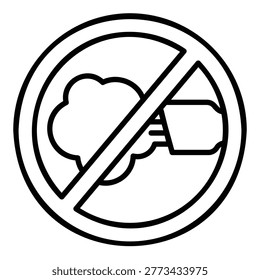 No combustion emissions icon symbolizing zero emissions and clean energy usage.