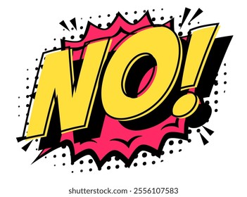 No comic text lettering bright cartoon retro pop art