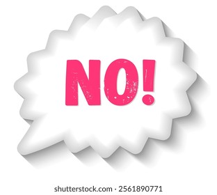 No comic text lettering on speech bubble