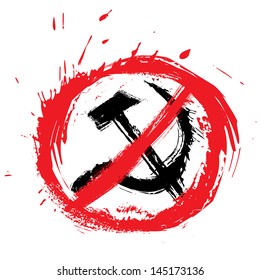 No Communism Symbol