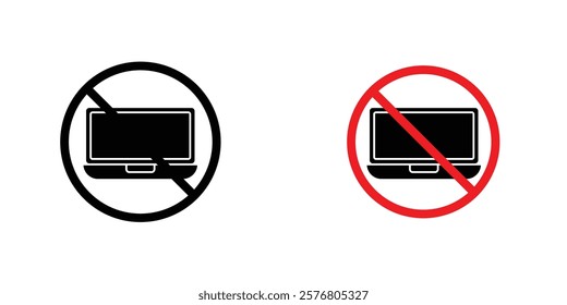 No computer sign vector pack for web designs